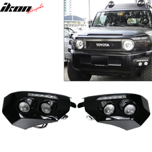 Load image into Gallery viewer, 2007-2014 Toyota Fj Cruiser 2PCS Front Bumper Fog Lights LED DRL Lamps