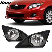 Load image into Gallery viewer, 2009-2010 Toyota Corolla Clear w/ Silver Bezel Fog Lights