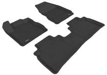 Load image into Gallery viewer, 3D MAXpider 2009-2014 Nissan Murano Kagu 1st &amp; 2nd Row Floormats - Black