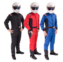 Load image into Gallery viewer, RaceQuip Black Chevron-5 Suit SFI-5 - 2XL