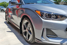 Load image into Gallery viewer, Rally Armor 19-21 Hyundai Veloster Turbo R-Spec Black UR Mud Flap w/ White Logo