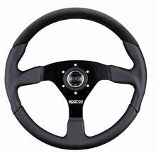 Load image into Gallery viewer, Sparco Strwhl L505 Lap 5 Blk/Blk/Blk