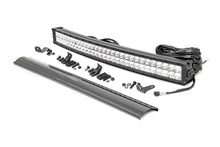 Load image into Gallery viewer, 30 Inch Chrome Series LED Light Bar | Curved | Dual Row | Cool White DRL