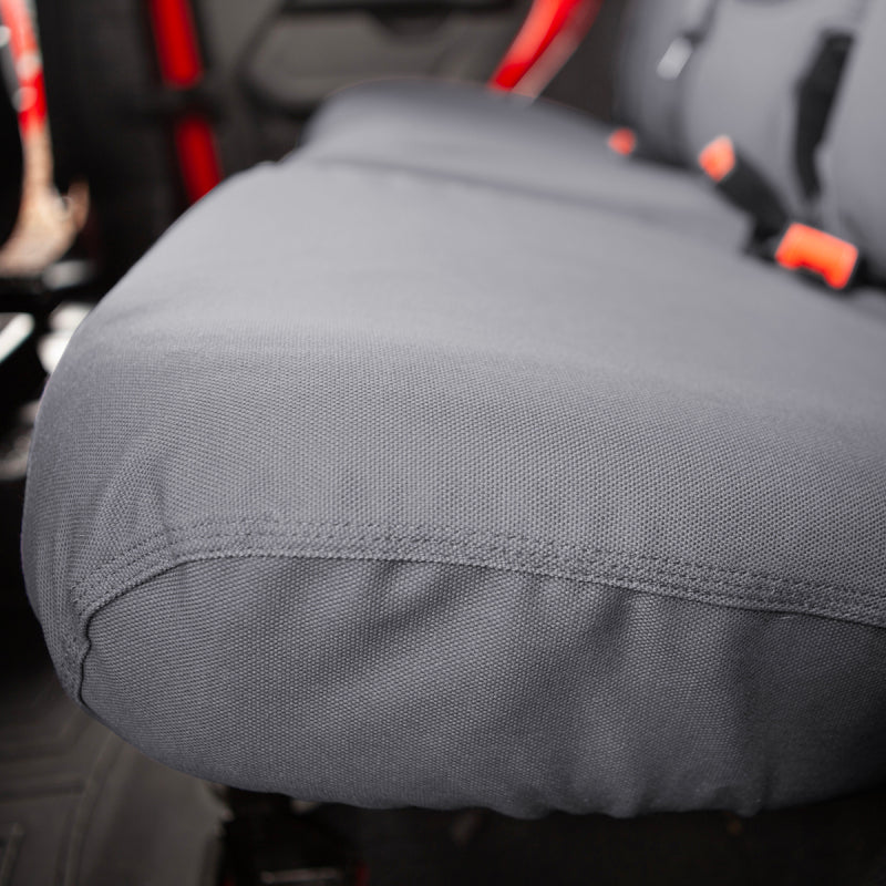 Covercraft 21-24 Jeep Wrangler Carhartt SeatSaver Custom Second Row Seat Covers - Gravel