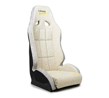 Load image into Gallery viewer, NRG Defender Water Resistant Steel Frame Susp. Seat - Tan w/ Sand Trim/Defender Logo/Side Bracket