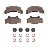 DFC 83-87 Chevrolet Chevette Front 5000 Advanced Semi Metallic Brake Pads and Hardware Kit
