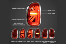 Load image into Gallery viewer, Mini Cooper - Red and Smoked - LED Tail Lights Upgrade (2010-2016)