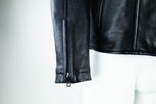 Load image into Gallery viewer, River Road Race Leather Jacket Black - Small