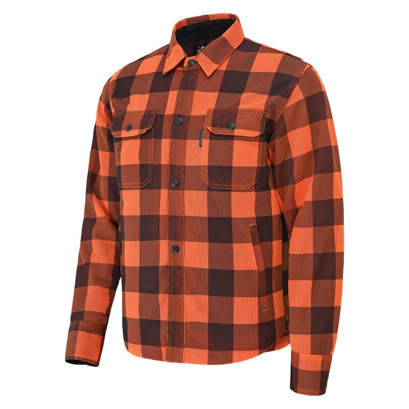 Speed and Strength Black Nine Mesh Moto Shirt Orange/Black - 2XL
