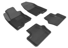 Load image into Gallery viewer, 3D MAXpider 2007-2017 Jeep Compass/Patriot Kagu 1st &amp; 2nd Row Floormats - Black
