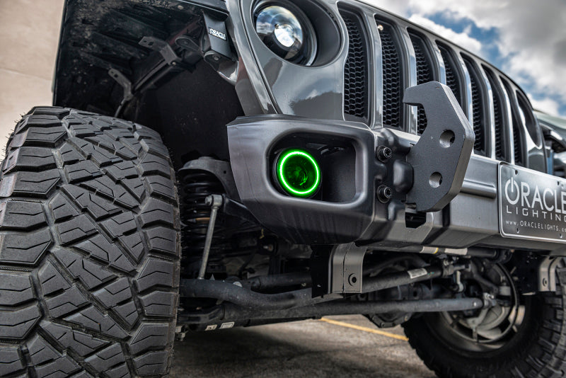 Oracle Jeep Wrangler JK/JL/JT High Performance W LED Fog Lights - w/o Controller NO RETURNS