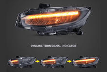 Load image into Gallery viewer, Honda Civic 10th Gen (FC/FK) Chrome LED Reflection Bowl Headlights (2016-2021)