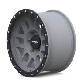 Mayhem 8304 Delta 20x9 / 6x139.7 BP / 0mm Offset / 106mm Hub Matte Gunmetal w/ Matte Black Lip Wheel