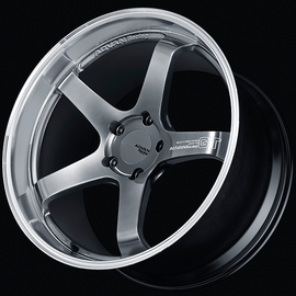 Advan GT for Porsche 21x10.5 / +19 Offset / 5-112 / 66.5mm Bore / Machining & Hyper Platinum Black
