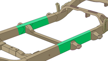 Load image into Gallery viewer, Rust Buster 2007-2013 Chevy Silverado/GMC Sierra Center Frame Repair Kit - Left