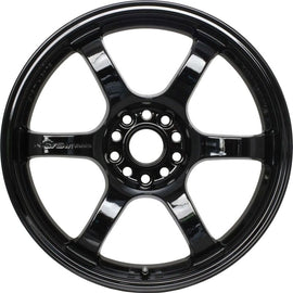 Gram Lights 57DR 18x9.5 +38 5-114.3 Gloss Black Wheel (Min Order Qty 20)
