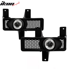 Load image into Gallery viewer, 1997-1998 Ford F-150 Ring Style 2PC Projector Fog Lights Black Housing