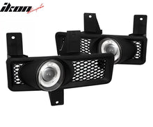 Load image into Gallery viewer, 1997-1998 Ford F-150 Ring Style 2PC Projector Fog Lights Black Housing