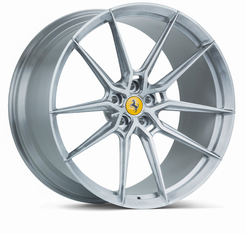 Vossen x Novitec NF9 20x9.5 ET:28 Brushed - Gloss Clear Ferrari SF90 Front Wheel