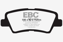 Load image into Gallery viewer, EBC 12 Hyundai Elantra 1.8 Yellowstuff Rear Brake Pads