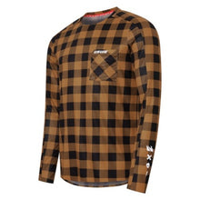 Load image into Gallery viewer, USWE Flannel Long Sleeve Lightweight Off-Road Jersey Bronze - Small