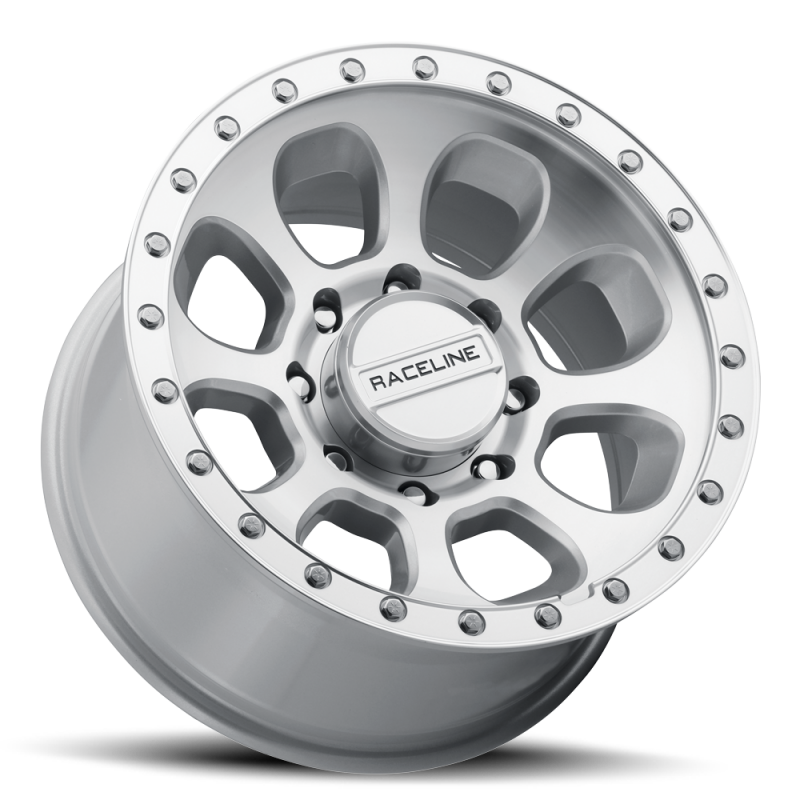 Raceline 961MC Bolt 17x9in / 6x139.7 BP / -12mm Offset / 106.1mm Bore - Machined Cc