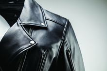 Load image into Gallery viewer, Kuryakyn By River Road Ironclad Classic Leather Jacket Black - Small