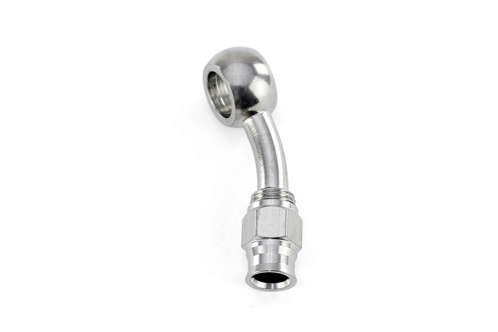 HPS Performance 350 Series AN -3 Push-On 20 Degree Banjo Hose End 350-2003SSB