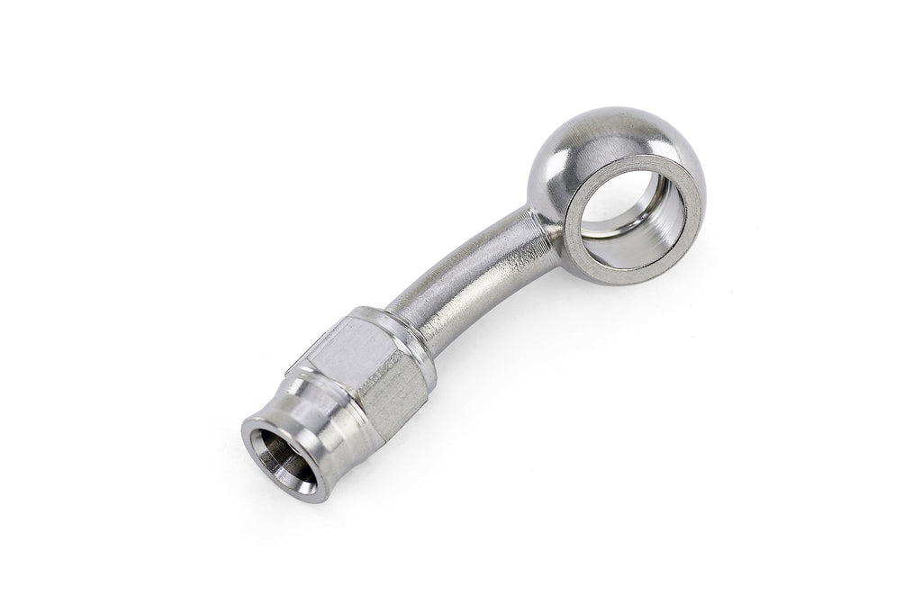 HPS Performance 350 Series AN -3 Push-On 20 Degree Banjo Hose End 350-2003SSB
