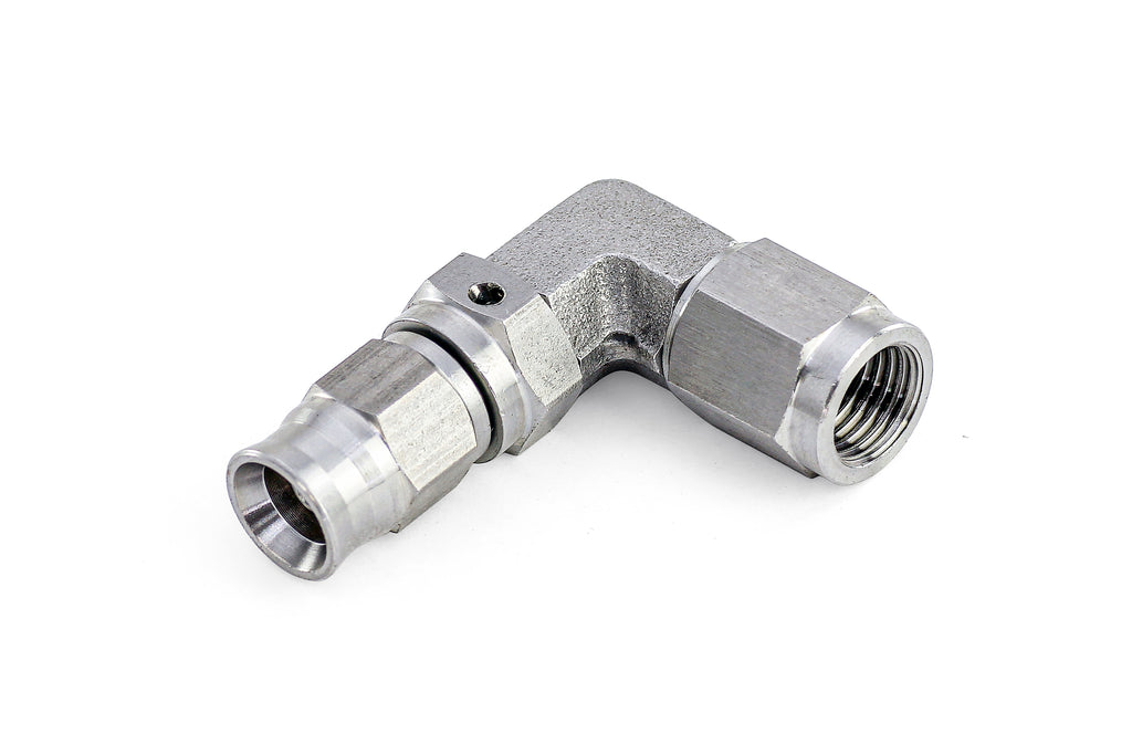HPS Performance 350 Series AN -3 Push-On 90 Degree Hose End 350-9003SS