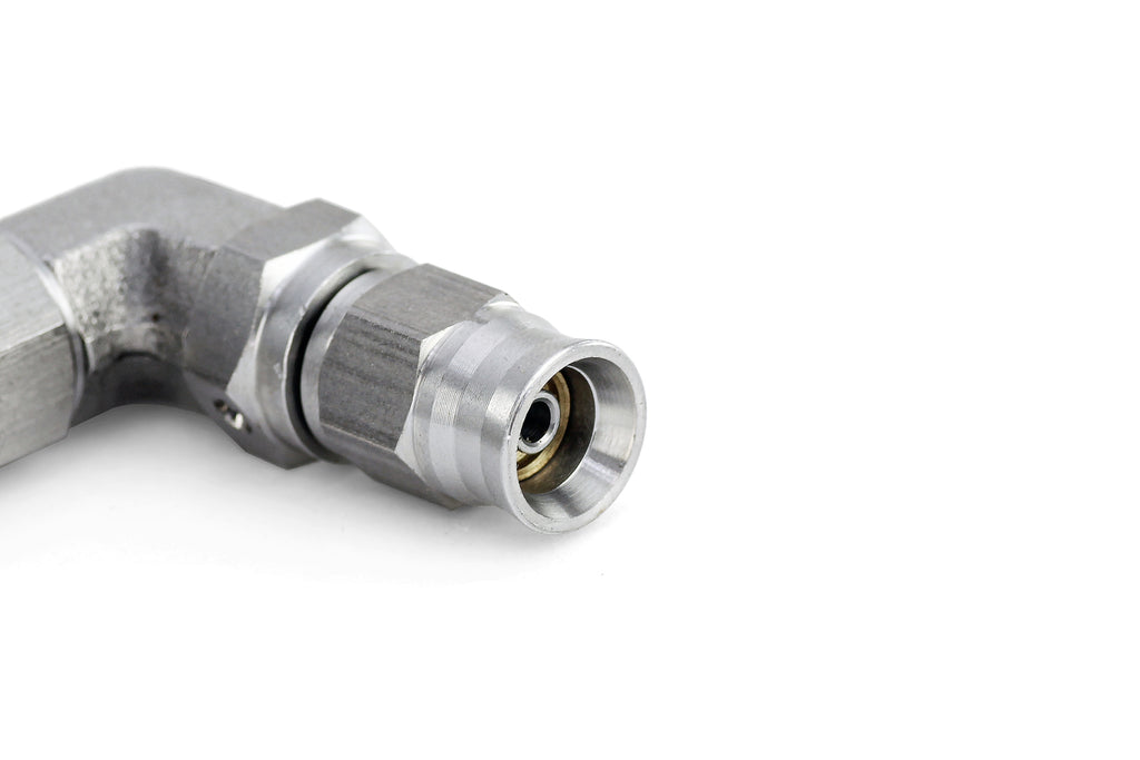 HPS Performance 350 Series AN -3 Push-On 90 Degree Hose End 350-9003SS