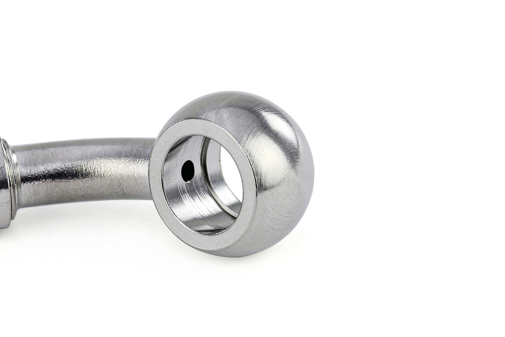 HPS Performance 350 Series AN -3 Push-On Straight Banjo Hose End 350-0003SSB
