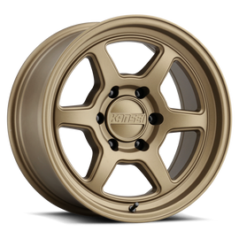 Kansei K14B Roku 17x8.5in / 5x127 BP / -10mm Offset / 78.1mm Bore - Gloss Black Wheel