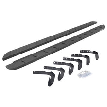 Load image into Gallery viewer, Go Rhino 99-16 Ford F-250 / F-350 CC 4DR RB10 Slim Running Boards Kit (w/Brackets) - Bedliner Coat