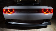 Load image into Gallery viewer, Oracle 15-23 Dodge Challenger Pre-Installed LED Halo Headlight Bezel - Red
