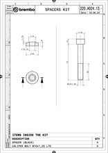Load image into Gallery viewer, Brembo OE Spacer