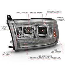 Load image into Gallery viewer, ANZO 2009-2018 Dodge Ram 1500 Projector H.L. Switchback Black Amber