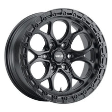 Load image into Gallery viewer, 17x9 Ledge 6 6x135  ET-12 BS 4.50 Satin Black / Satin Black Ring 87.1