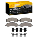 DFC 17-24 Ford F-550 Super Duty Front/Rear Heavy Duty Pads and Hardware Kit