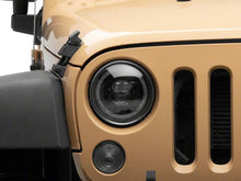 Load image into Gallery viewer, Raxiom 07-18 Jeep Wrangler JK 7-Inch V2 Dragon Eye LED Headlights- Black Housing- Clear Lens