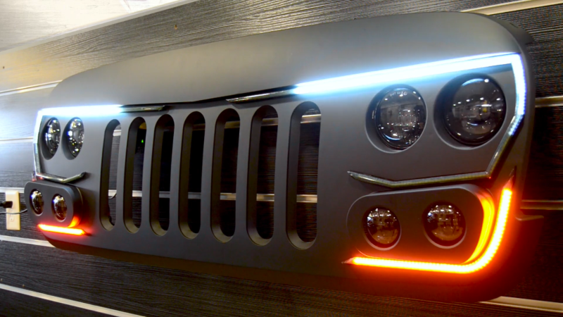Oracle VECTOR Jeep Wrangler JK Grille Display NO RETURNS