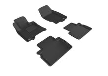 Load image into Gallery viewer, 3D MAXpider 2016-2017 Infiniti QX50 Kagu 1st &amp; 2nd Row Floormats - Black
