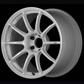 Advan RSIII 18x8.0 / +48 Offset / 5-100 / 63mm Bore / Racing White Metallic & Ring