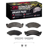 DFC 72-80 American Motors Pacer Front Ultimate Duty Performance Brake Pads and Hardware Kit