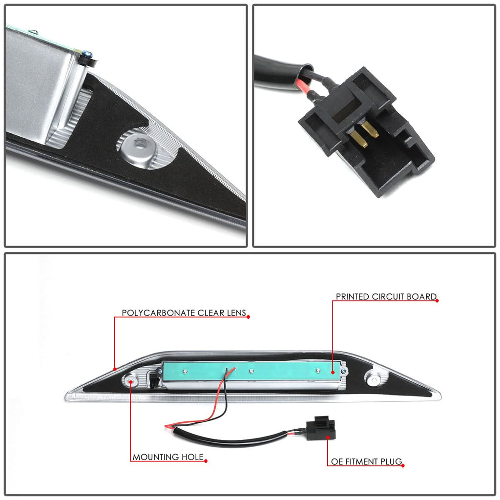 2007-2009 Ford Freestyle / Taurus X LED 3rd Brake Light - Black