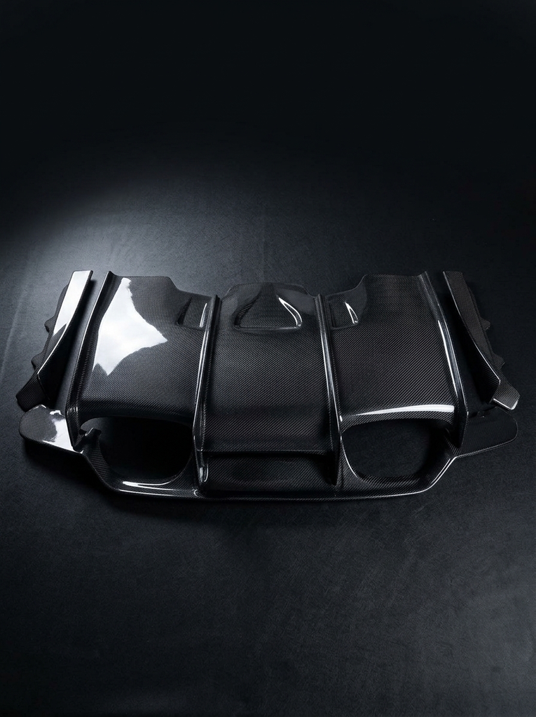 BMW 3 Series F80 F82 M3 M4 PSM Style Carbon Fiber Rear Diffuser Under Tray (2015 - 2020)