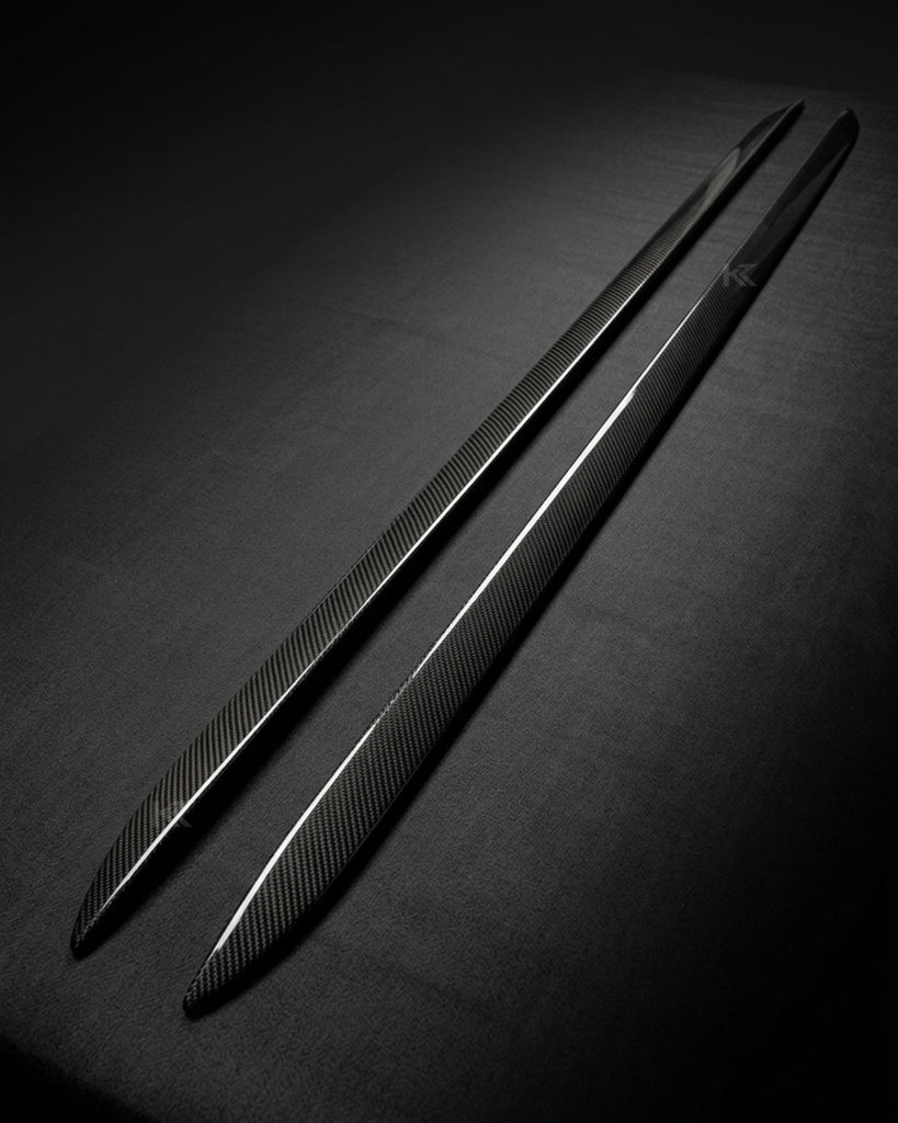 2010–2011 Audi A5 8T Sportback Side Skirt Extensions – Carbon Fiber