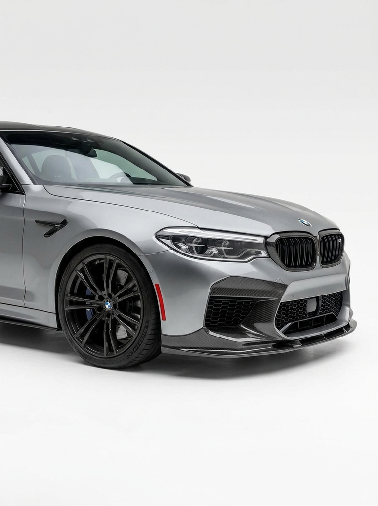 BMW 5 Series F90 M5 3D Style Carbon Fiber Front Lip (2018 +)