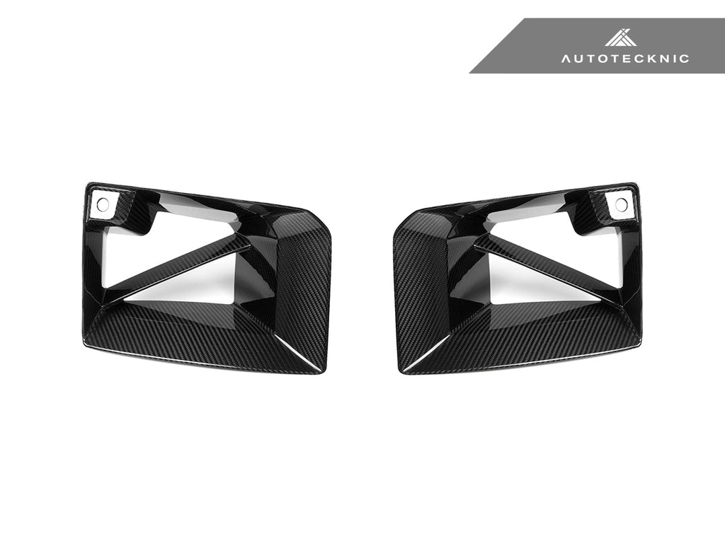 AutoTecknic Dry Carbon Front Bumper Lower Vent Set - G87 M2