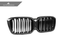 Load image into Gallery viewer, AutoTecknic Dry Carbon Fiber Dual-Slats Front Grille Set - G01 X3 LCI | G02 X4 LCI